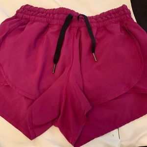 Lululemon magenta shorts
